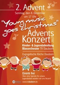 Young music goes christmas - Adventskonzert der Kinder- & Jugendabteilung